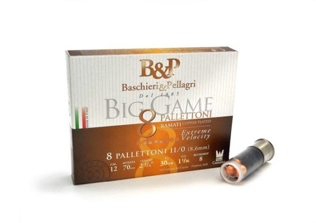 Гладкоцевни патрони BP Big Game Pallettoni - 30 гр, №11/0