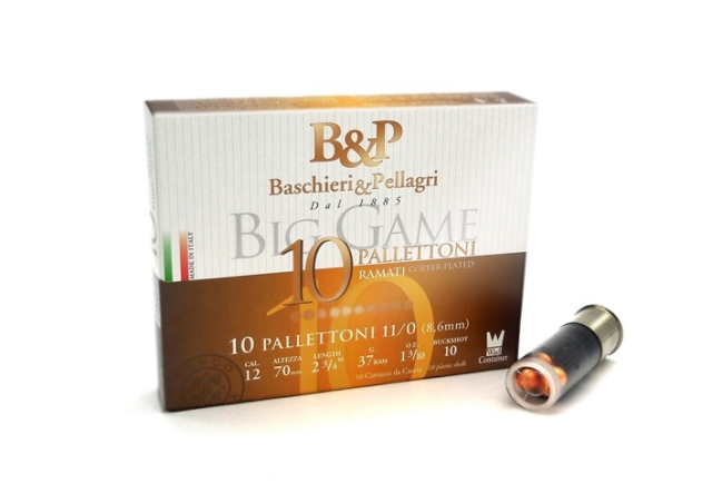 Гладкоцевни патрони BP Big Game Pallettoni - 37 гр, №11/0