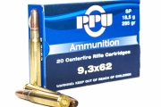 Нарезни патрони Prvi Partizan PPU 9,3х62 SP 18.5g/285gr