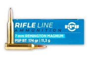 Нарезни патрони PPU 7mmRem.Mag. SP 11,3/174gr