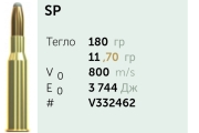 Нарезни патрони Sellier&Bellot SP 7.62x54R 11.7g/180gr