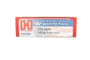 Нарезни патрони Hornady American Whitetail .270Win. InterLock SP 140gr