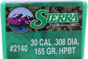 Куршуми Sierra, HPBT - кал. .30 (.308), 165gr /100 в кут. 