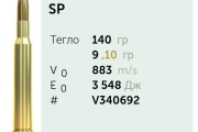 Нарезни патрони Sellier & Bellot SP 7×65R 140gr