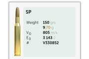 Нарезни патрони Sellier&Bellot SP .270Win. 9.7g/150gr