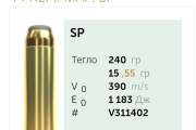 Патрони за късо нарезно оръжие Sellier&Bellot SP .44Rem.Mag. 15.55g/240gr